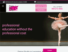 Tablet Screenshot of lexingtondancefactory.com